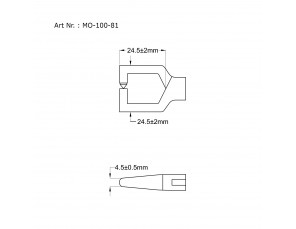 Hinge Setting and Angling Pliers, wide head